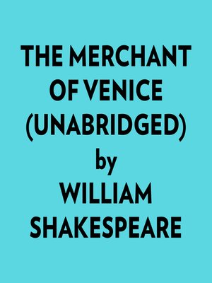 cover image of The Merchant of Venice (Unabridged)
